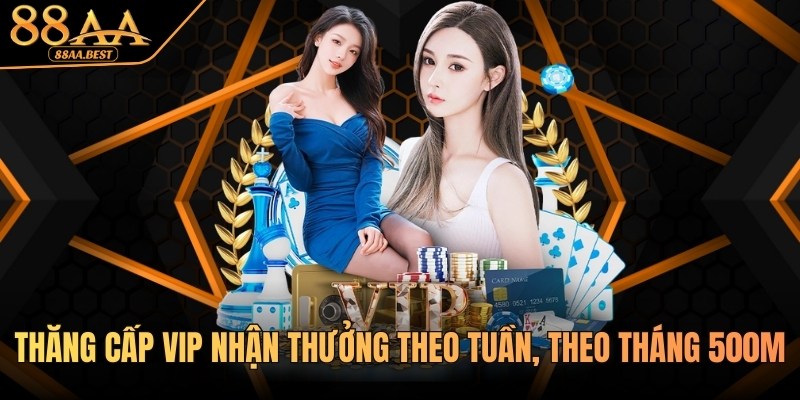 Thăng Cấp VIP 88AA Nhận Thưởng Theo Tuần, Theo Tháng 1 Thăng cấp VIP 88AA